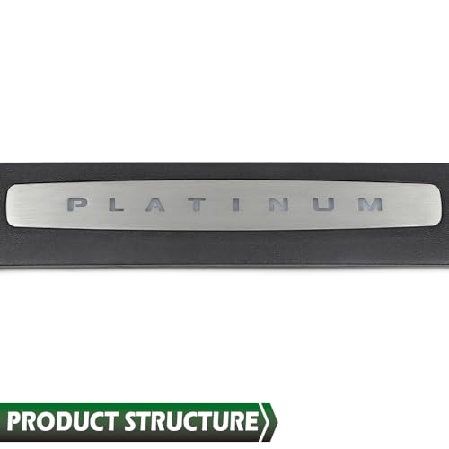 GRAND ORANGE LED Platinum Illuminated Front Door Sill Plates Left and Right Compatible with Ford F250 F350 F450 F550 Super Duty Crew Cab Only 2017-2022, LED Door Sills Plates Accessories - size: Fit Ford F250 F350 Super Duty Crew Cab 2017-2022