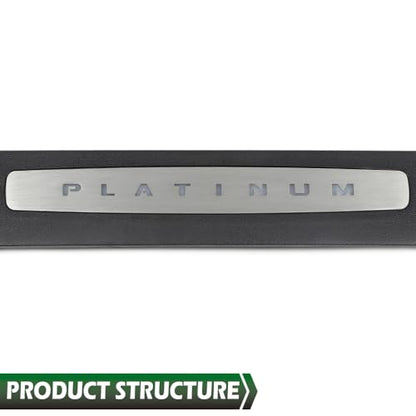 GRAND ORANGE LED Platinum Illuminated Front Door Sill Plates Left and Right Compatible with Ford F250 F350 F450 F550 Super Duty Crew Cab Only 2017-2022, LED Door Sills Plates Accessories - size: Fit Ford F250 F350 Super Duty Crew Cab 2017-2022