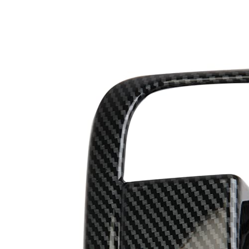 Carbon Fiber Car Rear Trunk Door Handle Cover Trim for Chevrolet Silverado/GMC Sierra 2014-2018,for Chevrolet Colorado/GMC Canyon 2015-2022
