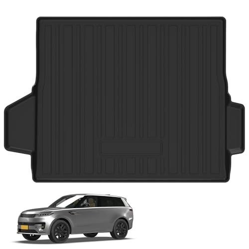 Elsetyler Custom Fit for Cargo Liner 2023-2025 Land Rover|Range Rover Sport Behind The 2nd Row - Black TPE All Weather Heavy Duty Waterproof Rear Cargo Tray Trunk Floor Mat Protector - color: 2023-2025 Land Rover|Range Rover Sport