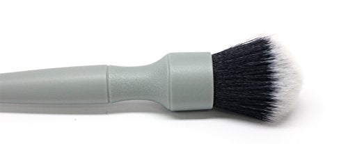 Detail Factory - Synthetic Detailing Brush Set - Ultra-Soft Interior Car Cleaning Brushes for, Screens, Emblems, & Tight Spaces - Gray - color: Gray