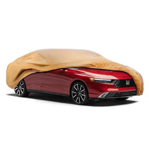 Heavy Duty Outdoor Car Cover Custom Fit for 2008-2026 Accord,Windproof All Weather Waterproof Sun Rain UV Dust Snow Protection Outdoor Car Covers - size: Custom Fit Accord