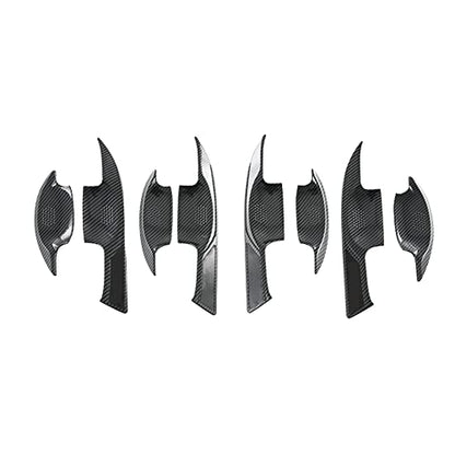 Car Door Bowl Handle Anti-Scratch Protection Cover Carbon Fiber Compatible with Lexus NX 250 350 2022 8 PCS