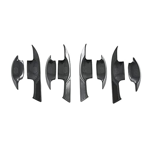 Car Door Bowl Handle Anti-Scratch Protection Cover Carbon Fiber Compatible with Lexus NX 250 350 2022 8 PCS