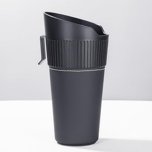 Leakproof Car Trash Can,Mini Car Trash Bin for SUV and Truck,Small Cars Garbage Can,Waterproof Automotive TrashCan for Vehicle,Home,Office,Multipurpose,Easy to Clean (Black Hook) - color: Black Hook