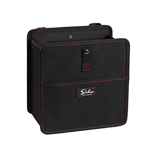 Simple Deluxe Car Trash Can with Storage Pockets, Multipurpose Car Garbage Bin with Adjustable Straps, Hanging for Headrest, Foldable and Portable Organizer, 3 Gallon, Black - size: 3 Gallon, style: 1 Pack