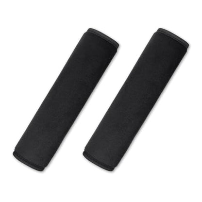 yuntop 2 PCS Car Seat Belt Pads Cover Soft Seat Belt Shoulder Pad Safety Belt Strap Shoulder Pad Comfortable Driving Compatible with Most Cars Helps Protect You Neck and Shoulder (Black) - color: Black