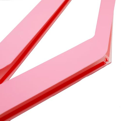 Barong for Tesla Cybertruck Accessoriess Interior Stickers Car Front Row Central Control Sides Cover Trim Frame Decal Pink - color: Front Row Central Control Sides Cover
