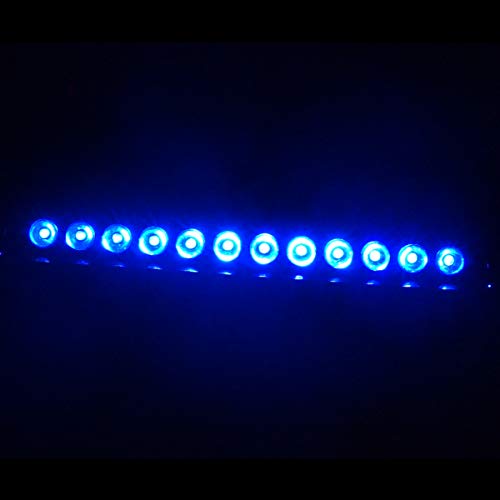 Blue Led Strobe Flash Light Emergency Warning 12-Led Sucker Dashboard Interior Roof Windshield Dash Safe Caution Hazard Light with Suction Cups for Vehicle Boat SUV Firemen Fog DC 12V - color: Blue