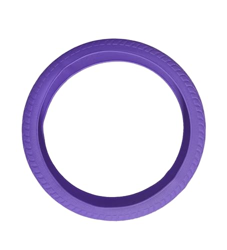 Universal Purple Steering Wheel Cover：13.5 to 15 Inches Stretchable Silicone Anti Skid Steering Wheel Protector Fit for Most Car Models Including Round D Shape or Special Shape - color: Purple