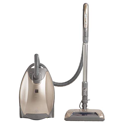Kenmore Elite 700 Series Bagged Canister Vacuum with 2-Motor System, Powerful Suction, HEPA Filter, Pet PowerMate for Pet Hair, Thick Carpet, Hard Floors, Stairs and More, Gold - color: Gold