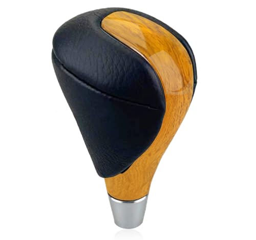 Gear Shift Knob Resin Leather for Most Lexus ES300 GS430 IS250 LX470 RX450h Toyota Crown Corolla Camry Rav4 Prado 4Runner Highlander - color: Yellow