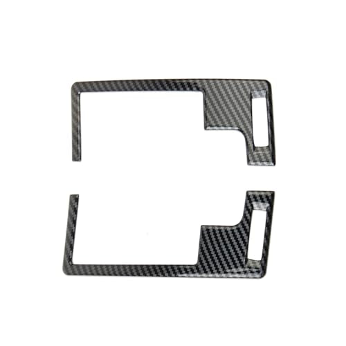 Carbon Fiber Style Center Console Dashboard Air Outlet AC Vent Cover Trim Accessories for Nissan 350Z