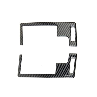 Carbon Fiber Style Center Console Dashboard Air Outlet AC Vent Cover Trim Accessories for Nissan 350Z