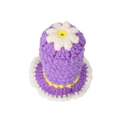Crochet Shift Knob Cover, Universal Handcrafted Sunflower Boho Car Accessories for Women, Car Shift Boots Knobs Cover Automotive Interior Fits Car Truck SUV (49#SC) - color: 49#SC