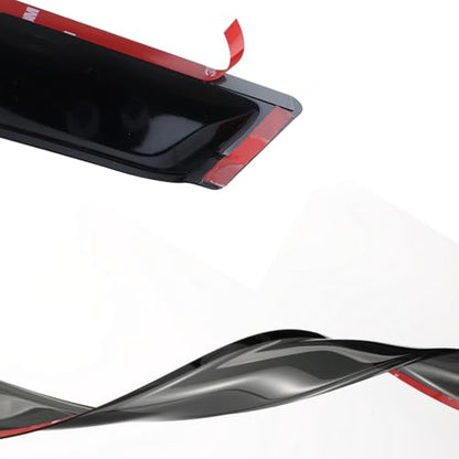94364 Side Window Visors Wind Vent Deflector,4pcs Outside Mount Tape-On Nice Sun Rain Guards Set for 2013-2016 Mazda CX-5 - size: 2013-2016 Mazda CX5(Dark Smoke)