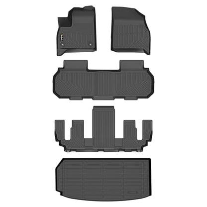 Wailtnb-Floor Mats for Buick Enclave 2025 2026/ Acadia & Acadia Denali 2024-2026/ Chevy Traverse 2024-2026 (Only Bucket Seat 7 Seats) Floor Liner Cargo Mat Car Mat for Enclave Accessories 2026 - style: 1|For Enclave|2025-2026|Set