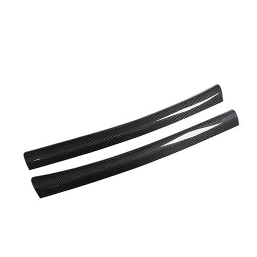Dry Real Carbon Fiber for 2019-2022 Toyota Supra Car Door Interior Trim Accessories Built-in Door Sill Trim Covers (Black Carbon)