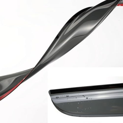 Side Window Wind Deflector fit for 2011-2015 Chevy Cruze&2016-2016 Chevrolet Cruze Limited, 4pcs Out-Channel Tape-On Rain Guards Set, Dark Smoke Nice Window Shade Visor 94611 - size: 2011-2016 Chevrolet Cruze
