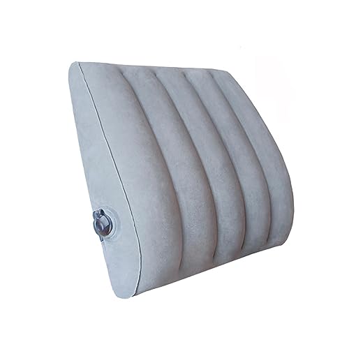 RCFINE Lumbar Pillow Air Inflatable Pillow for Lower Back Lumbar Support Portable Back Pillow for Office Chair Car Seat Cushion