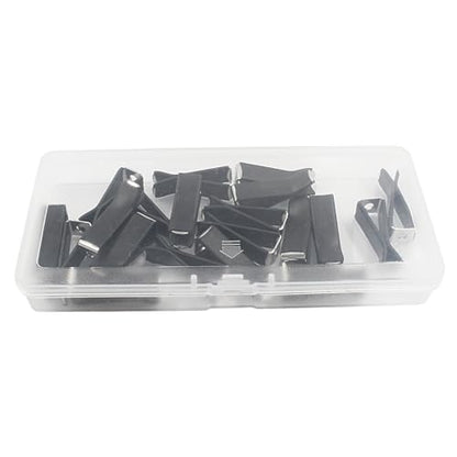 Bonsicoky 20 Pcs Square Head Car Vent Clips with Box, Air Freshener Clips for Office Home Car Air Conditioner Outlet, Black - color: Black, size: 20 Pcs