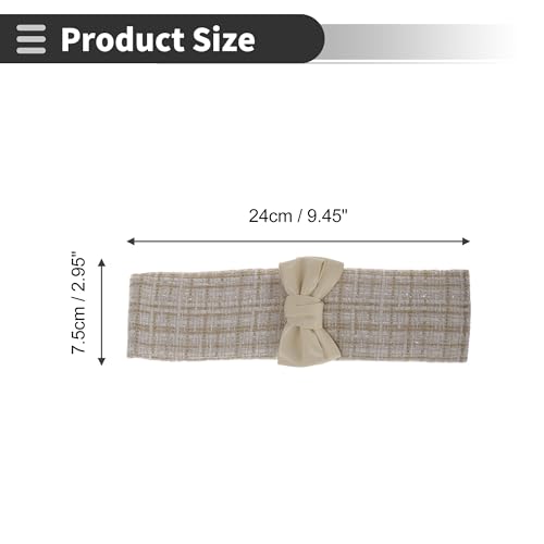 White Beige Seat Belt Cover Pad Polyester Cotton Linen 25cm Seatbelt Strap Cushion Shoulder Padding 2 Pcs