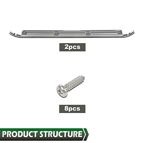 GRAND ORANGE Door Sill Plates w/Hardware Pair Compatible with GMC Chevy C10 C20 C30 K10 K20 K30 Truck 1967 1968 1969 1970 1971 1972, 28864, Chrome Door Sill Plates Guards Accessories - size: Fit Chevy GMC C10 C20 1967-1972