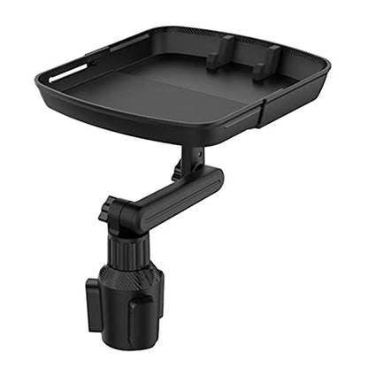 Cup Holder Tray Table, Car Drink Holders Tray, 360º Rotation Adjustable Stretchable Non-Slip Car Tray for Eating, Portable Car Interior Organizer Accessories(Size:6-7.95x6.75inch)