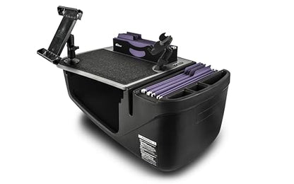 AutoExec AE-FMEF-PM-TAB-GT Efficiency FileMaster Car Desk for Your Vehicle Workstation and Mobile Office, with Phone Mount and Tablet Mount - color: Grey, style: Desk, Phone Mount and Tablet Mount