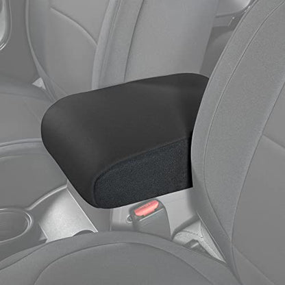 Diver Down Neoprene Center Console Cover - Fits Jeep 2007-2018 JK JKU Wrangler - Cushioned Armrest Cover - Doesn't Burn Your Elbow - Tight Custom Fit - Comfortable Foam Armrest Pad (07-10 Black) - color: Black, size: 2007-2010 JK