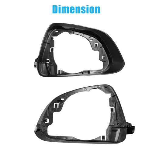 Jaronx Compatible with Tesla Model 3 Side Mirror Cover Housing 2017-2025, Right Passenger Door Wing Rearview Mirror Frame Cover Replacement Compatible with Tesla Model 3 Accessories - size: Model 3 Right