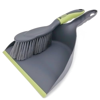 WDDBHSKN Dust pan Broom Dustpan Brush - Dust Pans with Brush, Dustpan and Brush Set, Handheld Broom and Dustpan Set are Used to Clean Kitchens, Floors, Tables, and Animal Cages. - size: 1 Count (Pack of 1)