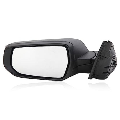 Driver Side View Mirror Compatible with Chevy Malibu 2016 2017 2018 2019 2020 2021 2022 Non Heated Without Signal Light Manual Folding LH - color: 3Pins-Textured Black, size: Left Driver Side