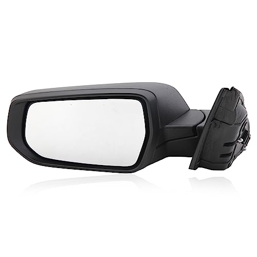 Driver Side View Mirror Compatible with Chevy Malibu 2016 2017 2018 2019 2020 2021 2022 Non Heated Without Signal Light Manual Folding LH - color: 3Pins-Textured Black, size: Left Driver Side