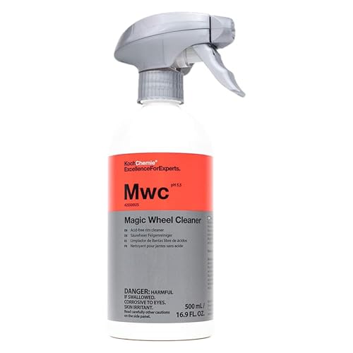KOCHCHEMIE Magic Wheel Cleaner - Powerful Rim and Rim Well Cleaner; Acid Free, Dissolves Iron Particles Using Visible Red Discoloration, Excellent Adhesion and Viscosity (500 milliliters) - size: 500 milliliters