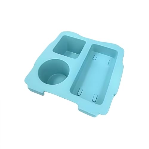 Top Cup Phone Holder Tray Storage Lid for Stanley Compatible with Bogg Bag XL Cover, Cup Organizer Holder Waterproof Silicone Multifunctional Storage Box for Outdoor Beath Camping Travel (Blue, L) - color: Blue, size: L