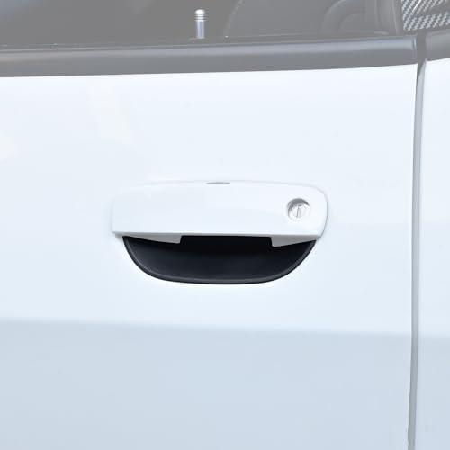 Door Bowl Scratch Protector for Dodge Challenger 15-23, Matte Black Door Handle Paint Cover Guard Door Handle Bowl Protection Cover Trim for Dodge Challenger 2015-2023 Accessories - 2PCS