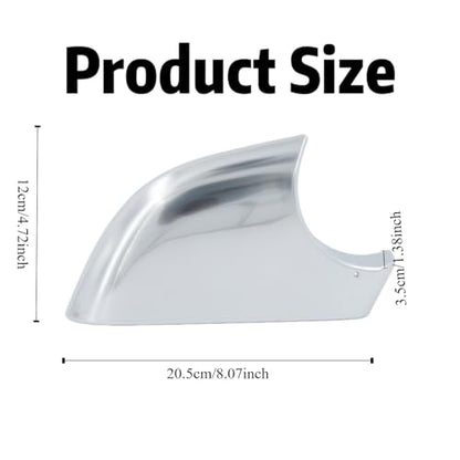 fit For Tesla Model 3 Front Wing Mirror Cover Holder Lower Tray 2017-2025，chrome matte Right Passenger Side Mirror Bottom Cover Replacement for Tesla Model 3 Wing Repair(right） - size: Model 3 Rihgt Side Chrome