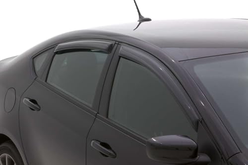 Auto Ventshade [AVS] Outside Mount Rain Guards for 2013 - 2016 Dodge Dart | Window Vent Visors, 4 pcs. - Smoke | 94529