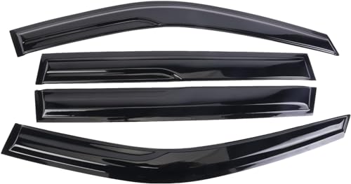Rain Guards Tape-On Window Vent Visor Fit 2017-2023 Jeep Compass Window Wind Deflector 4pcs Vent Shade，Rain Deflectors Accessories，rain Guards Accessories - size: 2017-2023 Jeep Compass