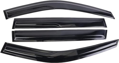 Rain Guards Tape-On Window Vent Visor Fit 2017-2023 Jeep Compass Window Wind Deflector 4pcs Vent Shade，Rain Deflectors Accessories，rain Guards Accessories - size: 2017-2023 Jeep Compass