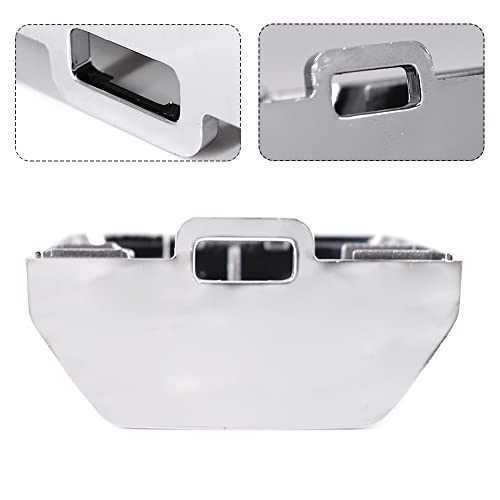 Chrome Door Handle Keyhole Frame Cover Compatible with 2004-2019 Armada Titan 80647-ZC00A 80647-9FU0B