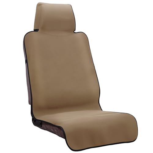 Waterproof Seat Cover Towel, Premium Sweat Carseat Protector, Perfect for Universal Anti-Slip Car Truck SUV Seat, Great for Surfing Yoga Gym Workout, Khaki - color: KHAKI, size: 1 Count