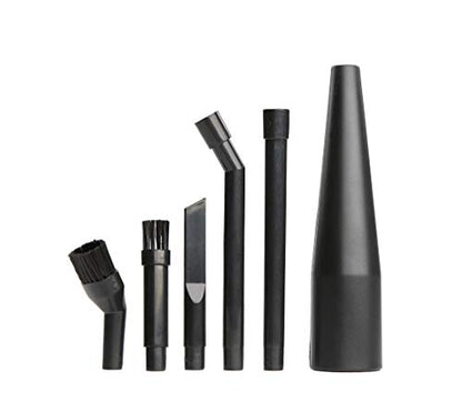 CRAFTSMAN CMXZVBE38668 1-1/4 in. 6-Piece Micro-Cleaning Wet Dry Vac Attachment Kit, Industrial-Grade Shop Vacuum Accessories for Intricate and Detail Cleaning, Fits 1-1/4 in. Hose Diameter - size: Micro-cleaning Kit