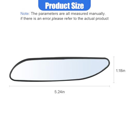 2PCS Blind Spot Car Mirrors, HD Shatterproof Glass Wide Angle Convex Side Mirror, Up&Down Adjustable, Framed Car Auxiliary Rearview Mirror for Cars SUV Truck Motorcycle & Parking(Rhombus) - size: 3R-060