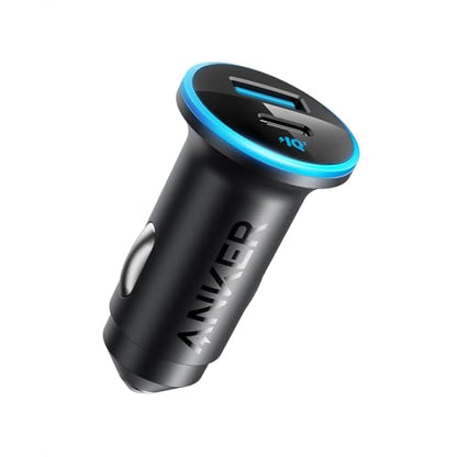 Anker 323 USB-C Car Charger Adapter, 52.5W Cigarette Lighter Charger with 30W PowerIQ 3.0 Fast Charging for iPhone 17/16/15/14/13/12 Series, Galaxy S25/24, Pixel (Car Charger + USB-C Cable)
