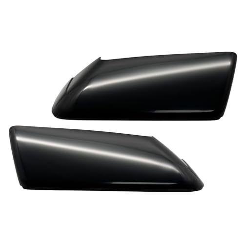 A-Premium 2 PCS Driver and Passenger Side Upper Rearview Mirror Covers Caps - Compatible with Ford Expedition 2007-2017 - Textured Black - color: Textured Black