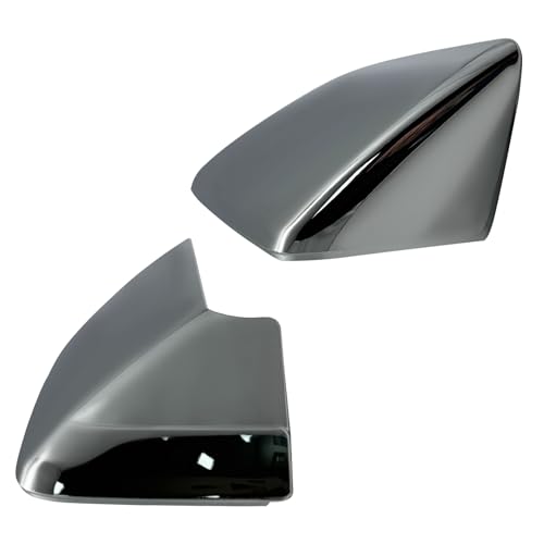A-Premium 2 PCS Driver and Passenger Side Rearview Mirror Covers Caps - Compatible with Ford Expedition 2015-2017 & Lincoln Navigator 2007-2017 - Chrome - color: Chrome