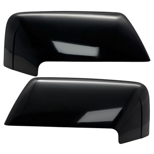 A-Premium 2 PCS Driver and Passenger Side Rearview Mirror Covers Caps - Compatible with Ford Expedition 2007-2017 & Lincoln Navigator 2007-2014 - Smooth Black - color: Smooth Black