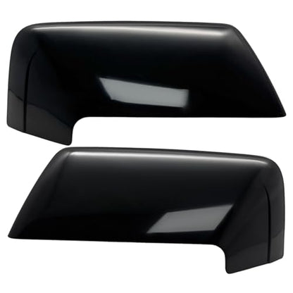 A-Premium 2 PCS Driver and Passenger Side Rearview Mirror Covers Caps - Compatible with Ford Expedition 2007-2017 & Lincoln Navigator 2007-2014 - Smooth Black - color: Smooth Black